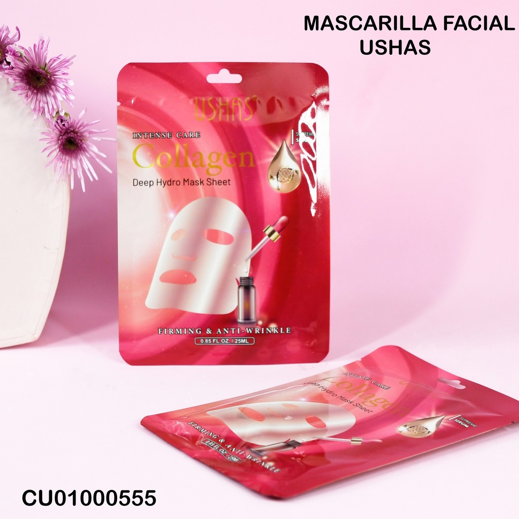 MASCARILLA HIDROMASAJE COLLAGEN USHAS MK002
