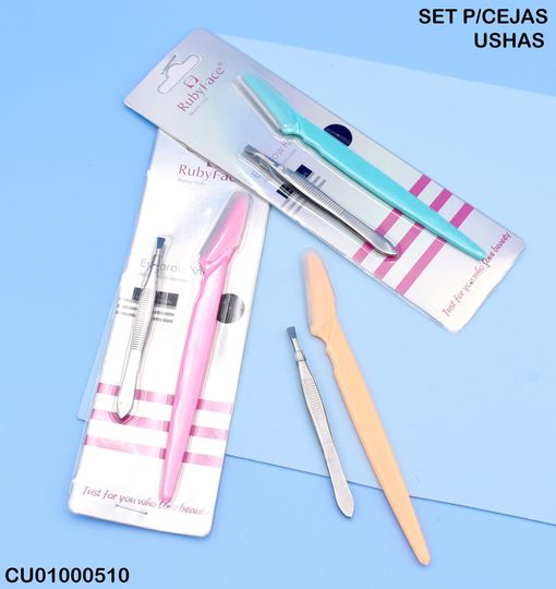 NAVAJA P/DEPILAR+PINZA RUBY FACE WJ05