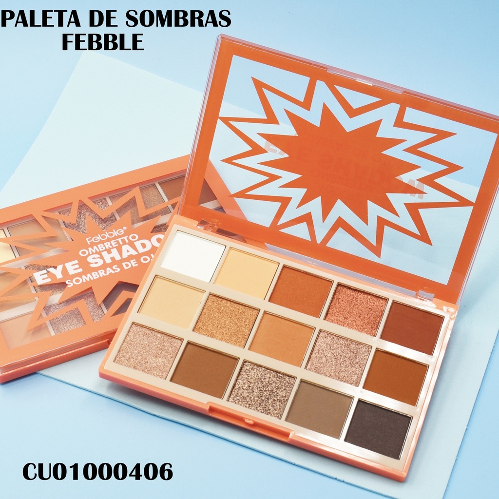 PALETA 15 SOMBRAS OMBRETTO FEBBLE ES3877-2