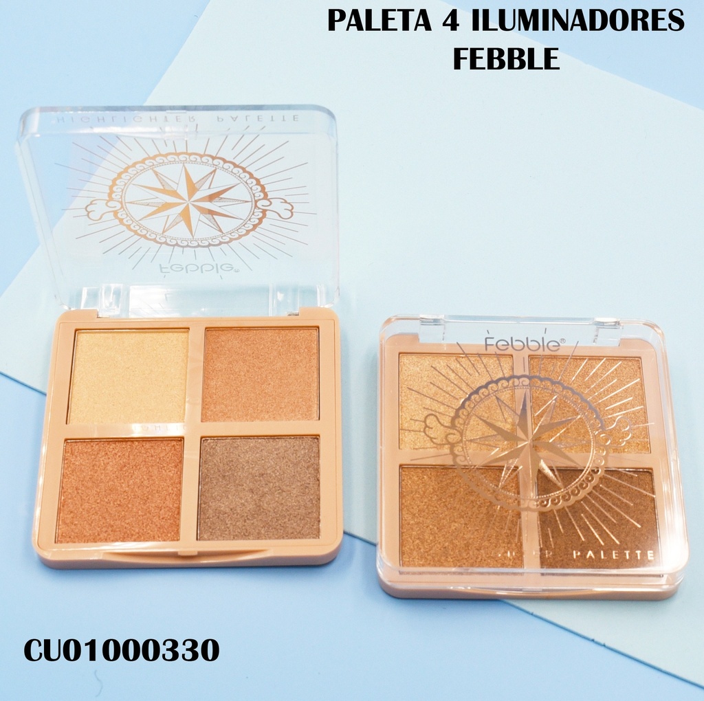 PALETA 4 ILUMINADORES FEBBLE NO.ES3750