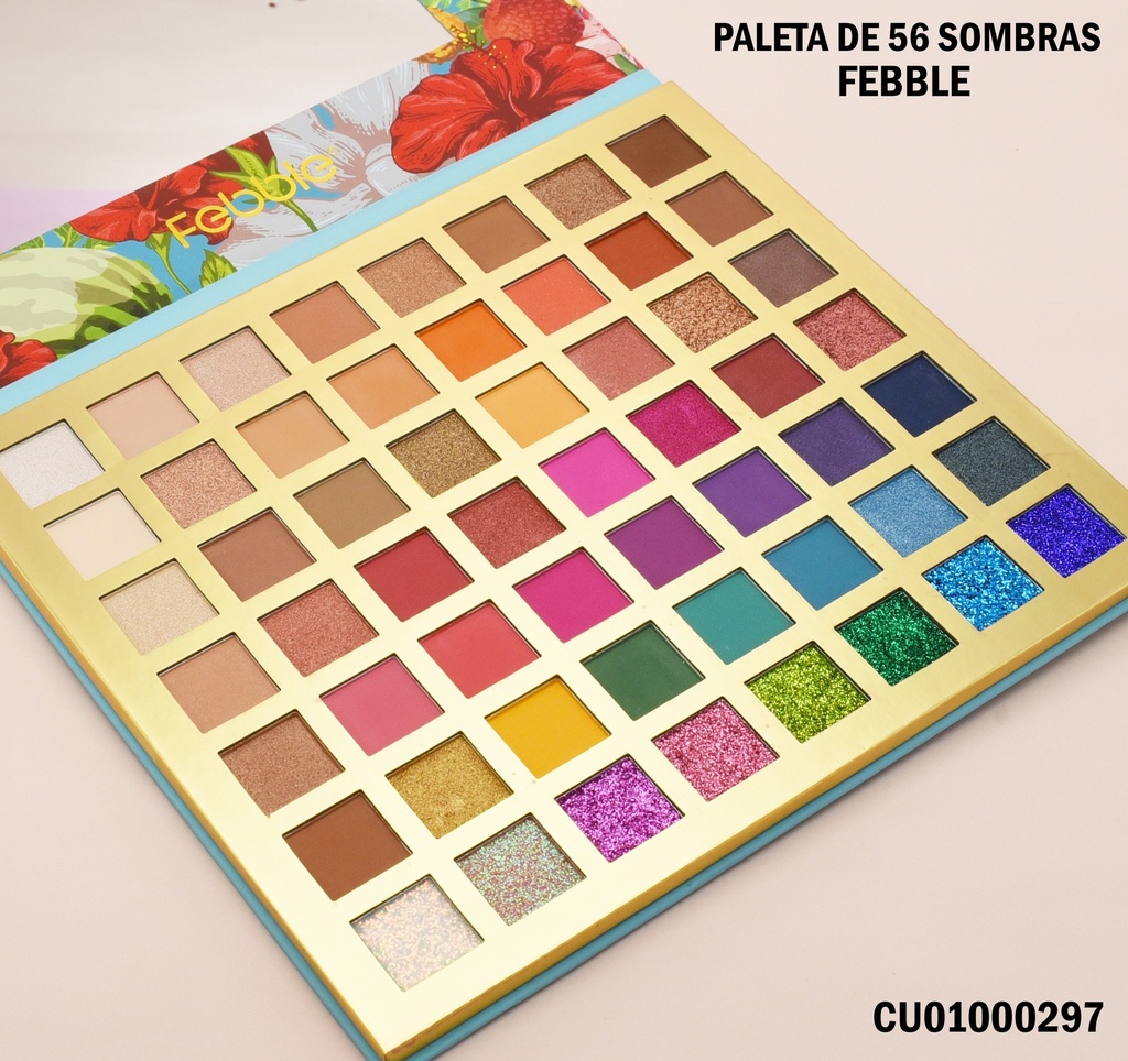 PALETA 56 SOMBRAS TROPICAL SPLASH FEBBLE ES3737