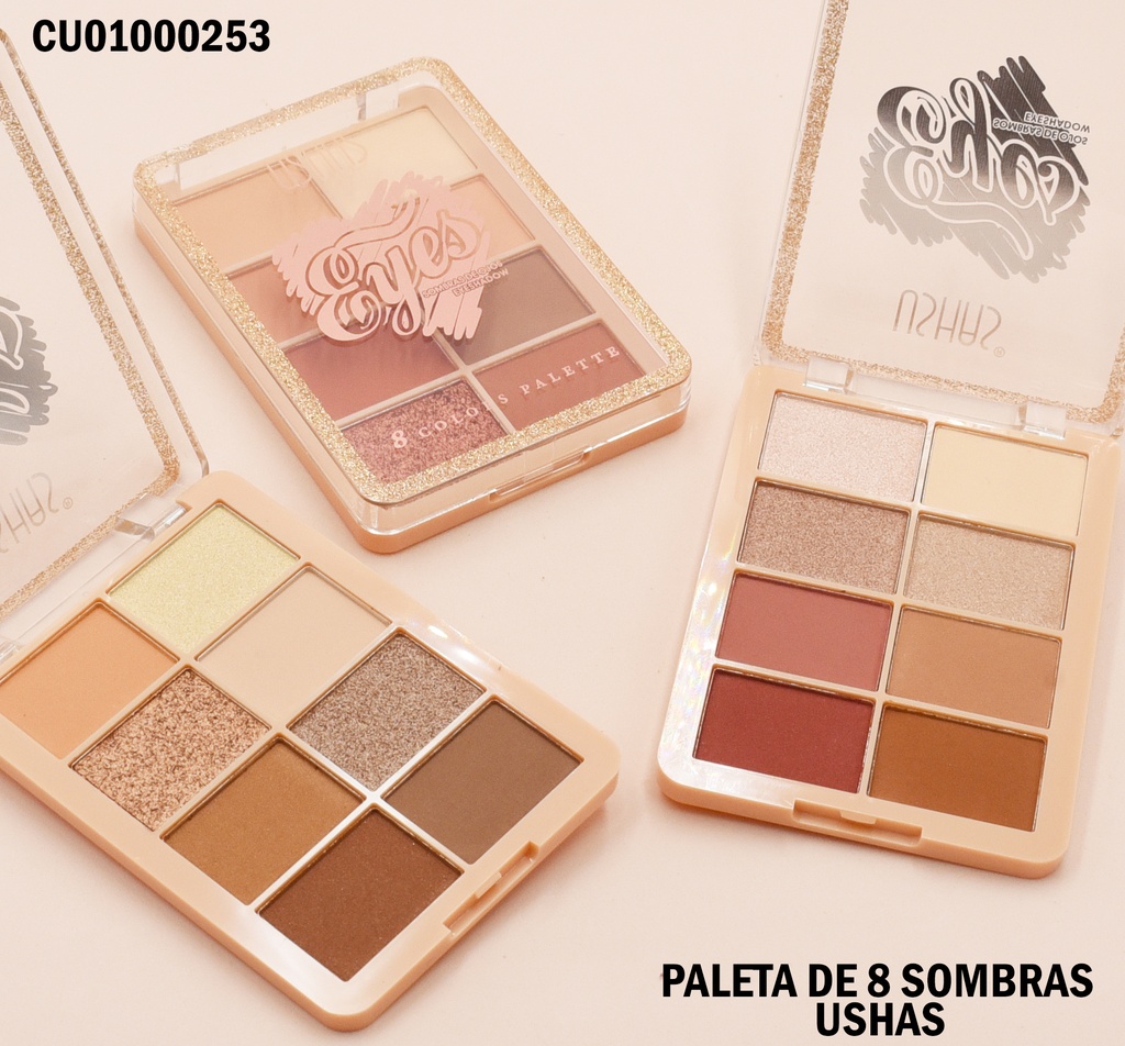 PALETA 8 SOMBRAS USHAS ES3758-2