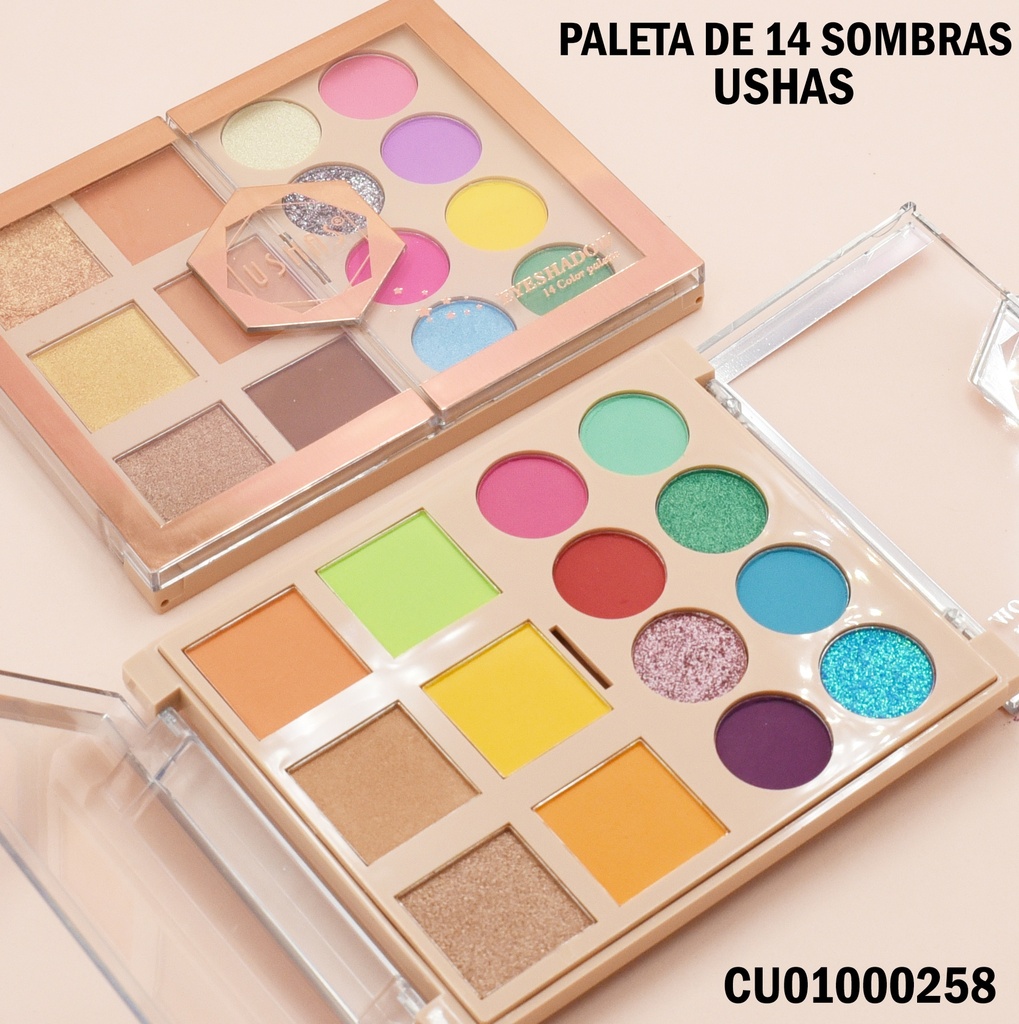 PALETA DE 14 SOMBRAS USHAS ES3639-4