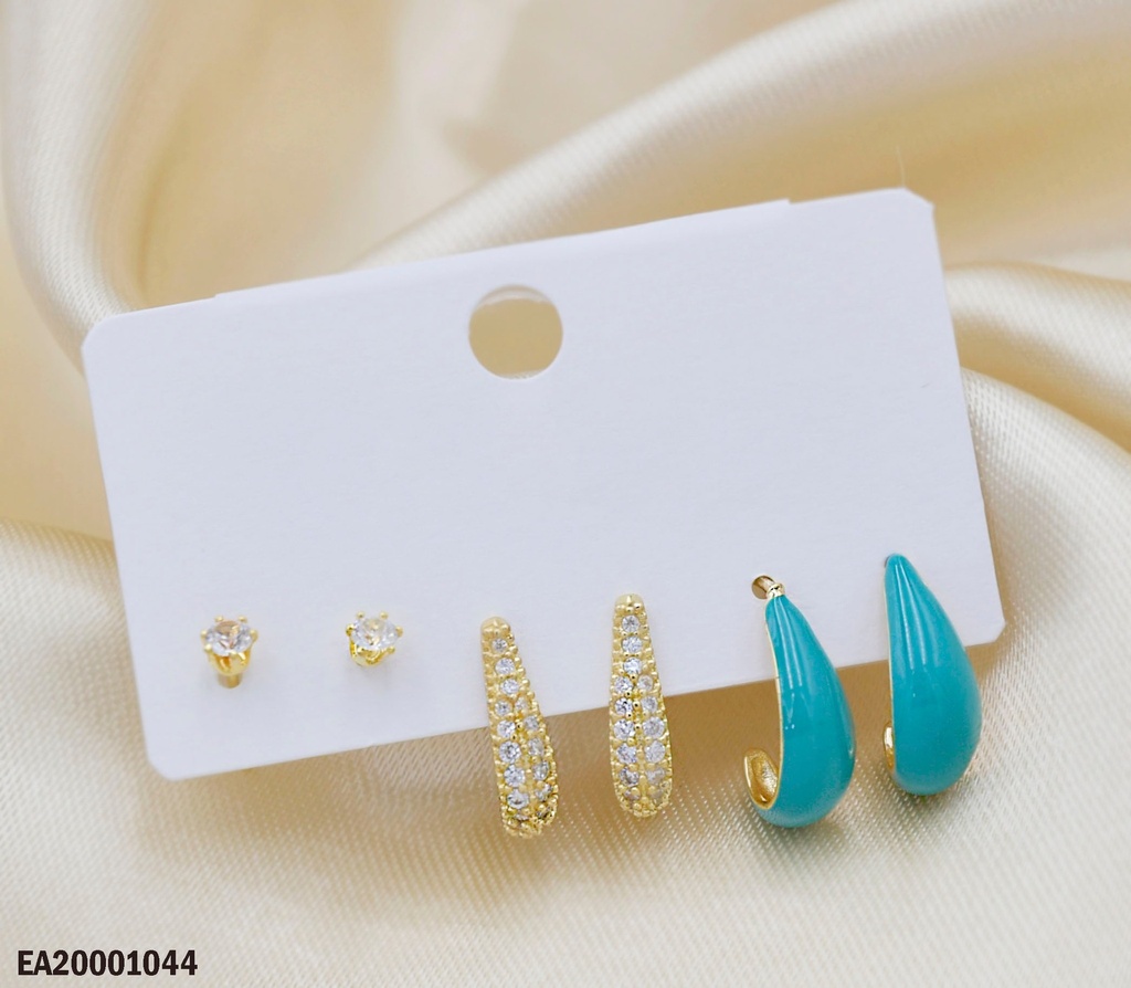 PAQUETE TRÍO ZIRCONIAS/ J ZIRCONIAS/J COL.VARIOS