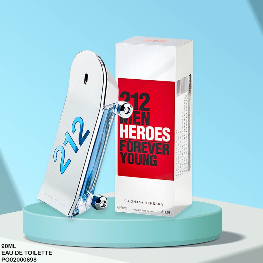 PERFUME 212 MEN HEROES FOREVER CAROLINA HERRERA EDT 90ML