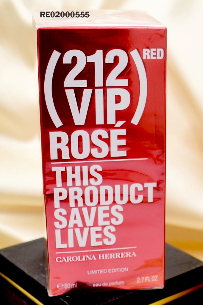 PERFUME 212 VIP ROSÉ RED CAROLINA HERRERA EDP 80ML