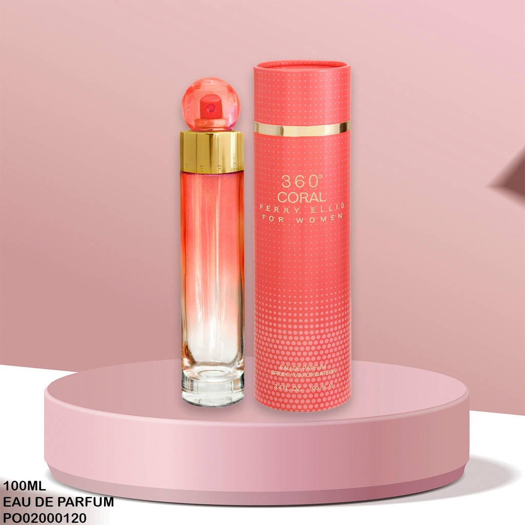 PERFUME 360 CORAL PERRY ELLIS FOR WOMEN 100 ML