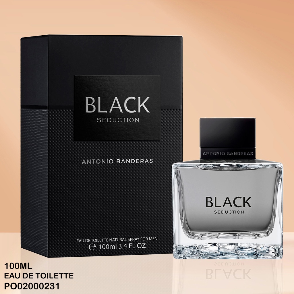 PERFUME BLACK SEDUCTION FOR MEN ANTONIO BANDERAS 100ML EDT
