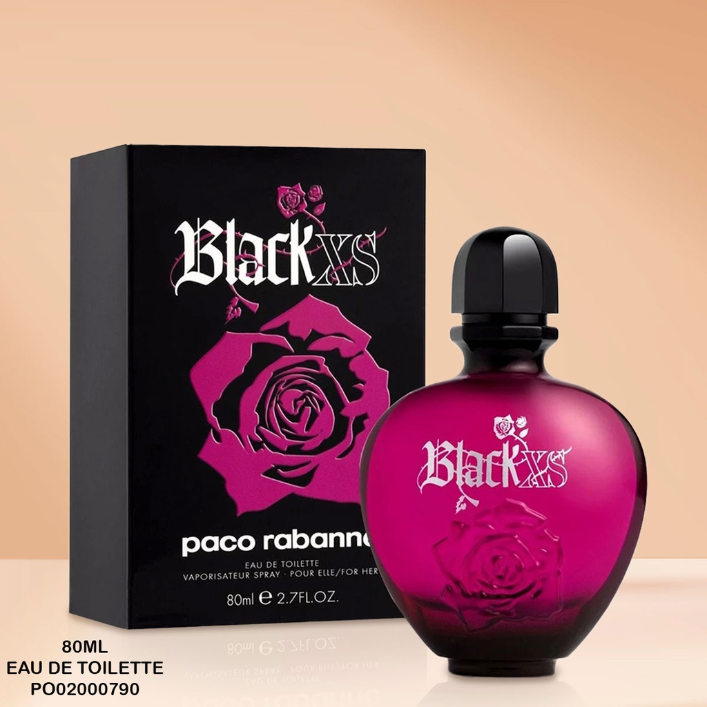 PERFUME BLACK XS (ROSA)PACO RABANNE EDT 80ML
