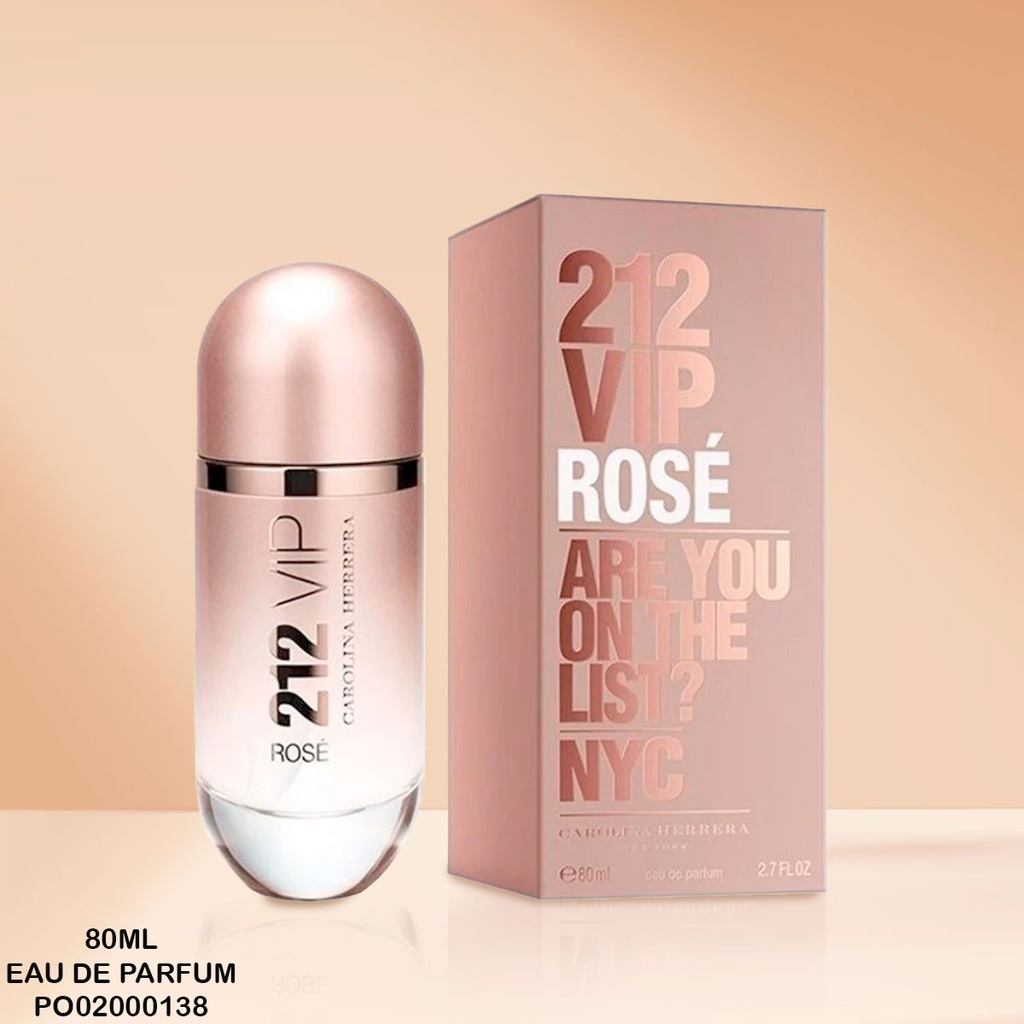 PERFUME CAROLINA HERRERA 212 VIP ROSÉ 80ML