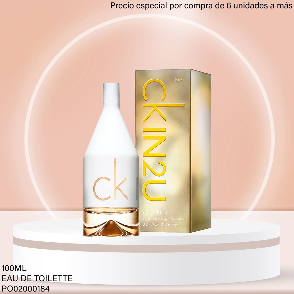 PERFUME CKIN2U CALVIN KLEIN 100ML HER EDT