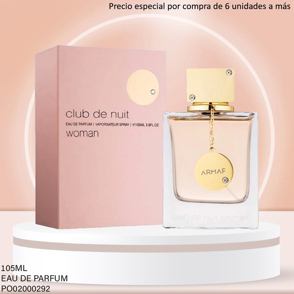 PERFUME CLUB DE NUIT WOMEN BY STERLING 105ML EDP ARMAF