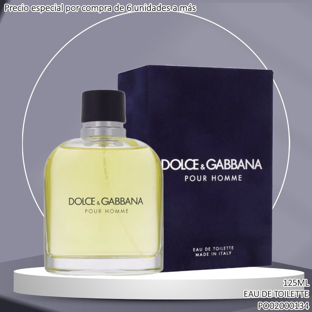 PERFUME DOLCE & GABANNA POUR HOMME EDT 125ML