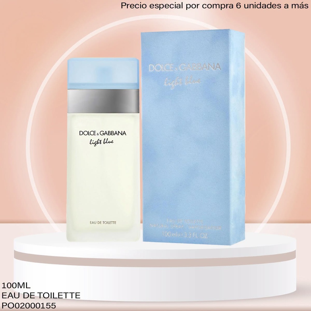 PERFUME DOLCE & GABBANA LIGHT BLUE WOMEN 100 ML