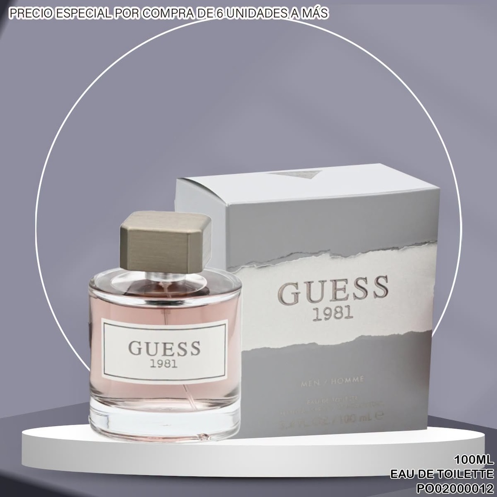 PERFUME GUESS 1981 MEN 100ML EDT