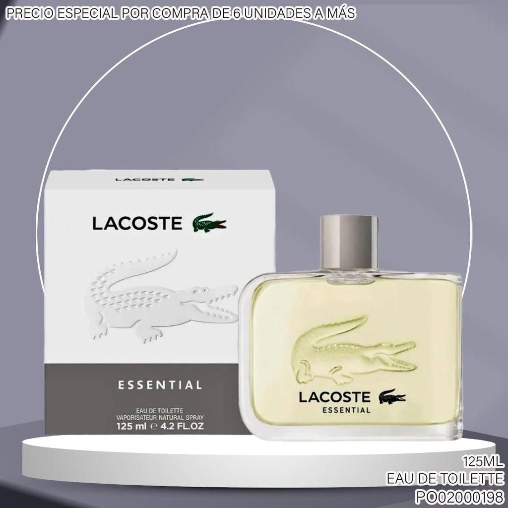 PERFUME LACOSTE ESSENTIAL 125ML EDT
