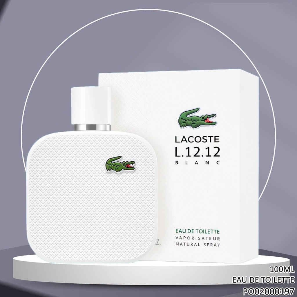 PERFUME LACOSTE L.12.12 BLANC 100ML