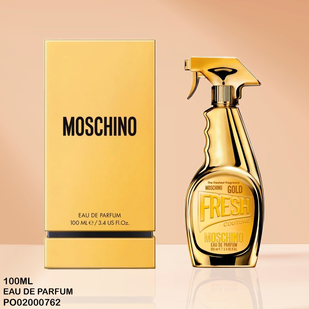 PERFUME MOSCHINO EDP 100ML (DORADO/NEGRO)