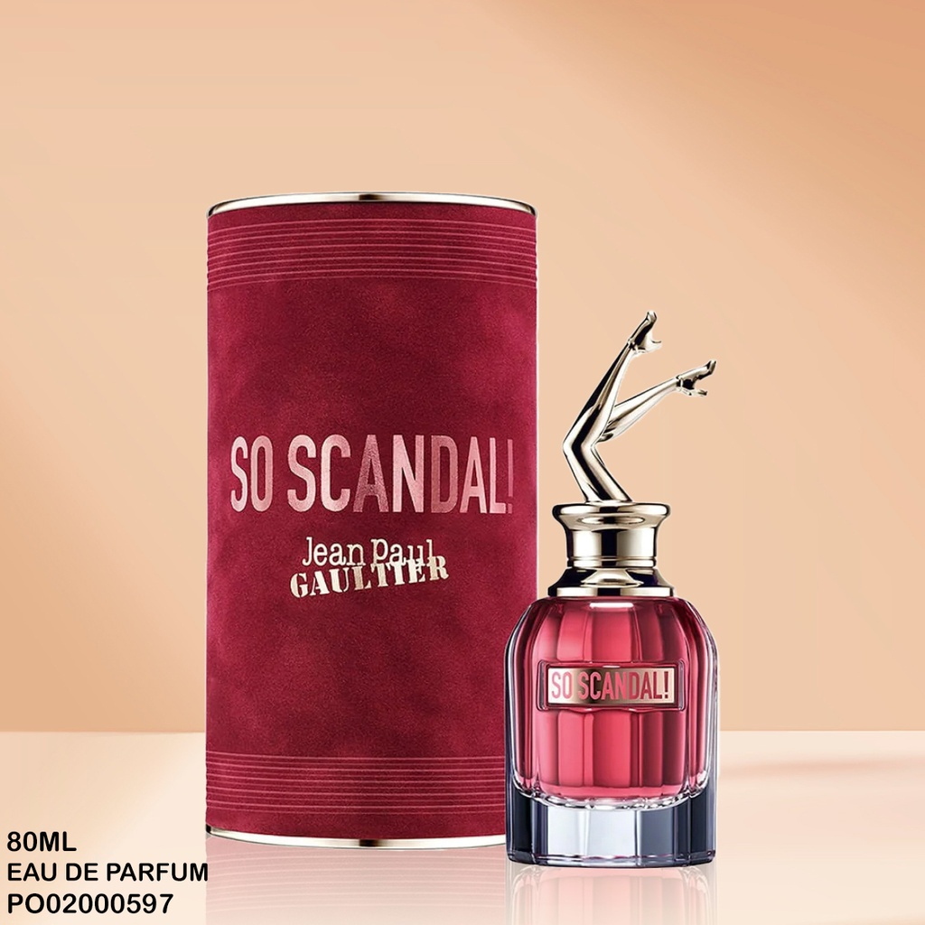 PERFUME SO SCANDAL JEAN PAUL GAULTIER 80ML EDP ENVASE METÁLICO