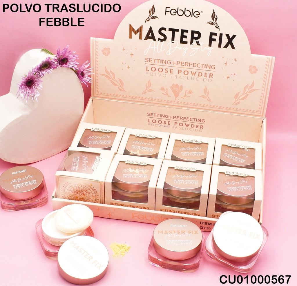 POLVO TRASLUCIDO MASTER FIX FEBBLE FC635A