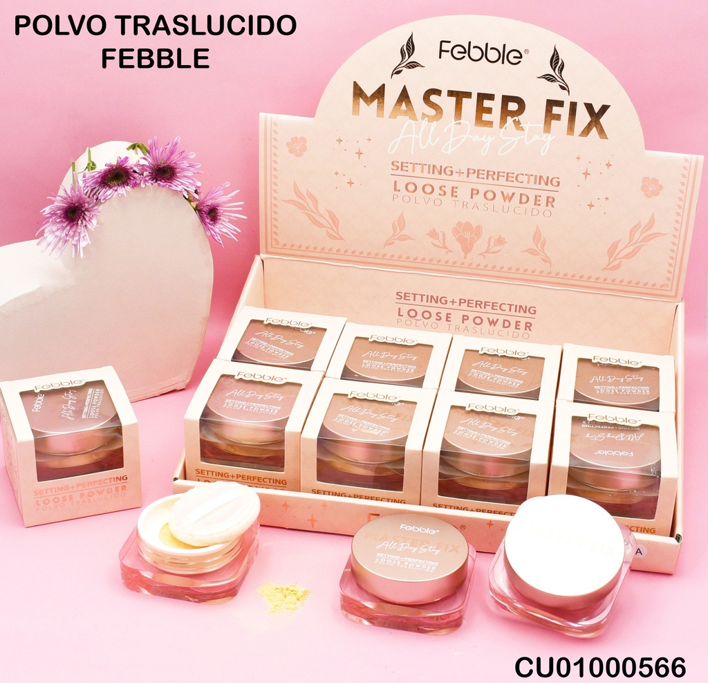 POLVO TRASLUCIDO MASTER FIX FEBBLE FC635B