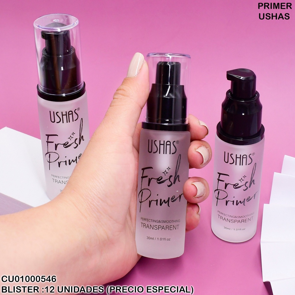 PRIMER FRESH TRANSPARENTE 30ML USHAS FS347