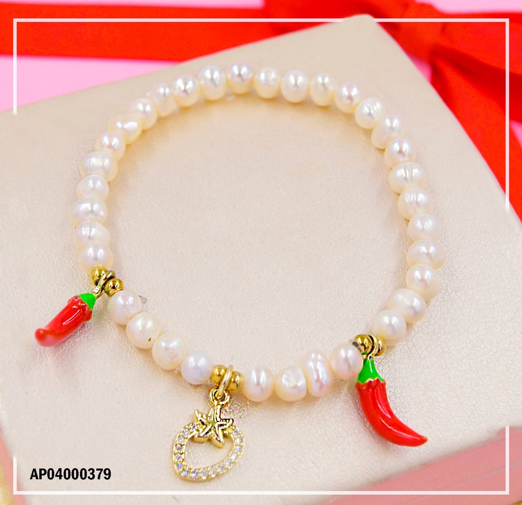 PULSERA BLANCA DIJES CHILES