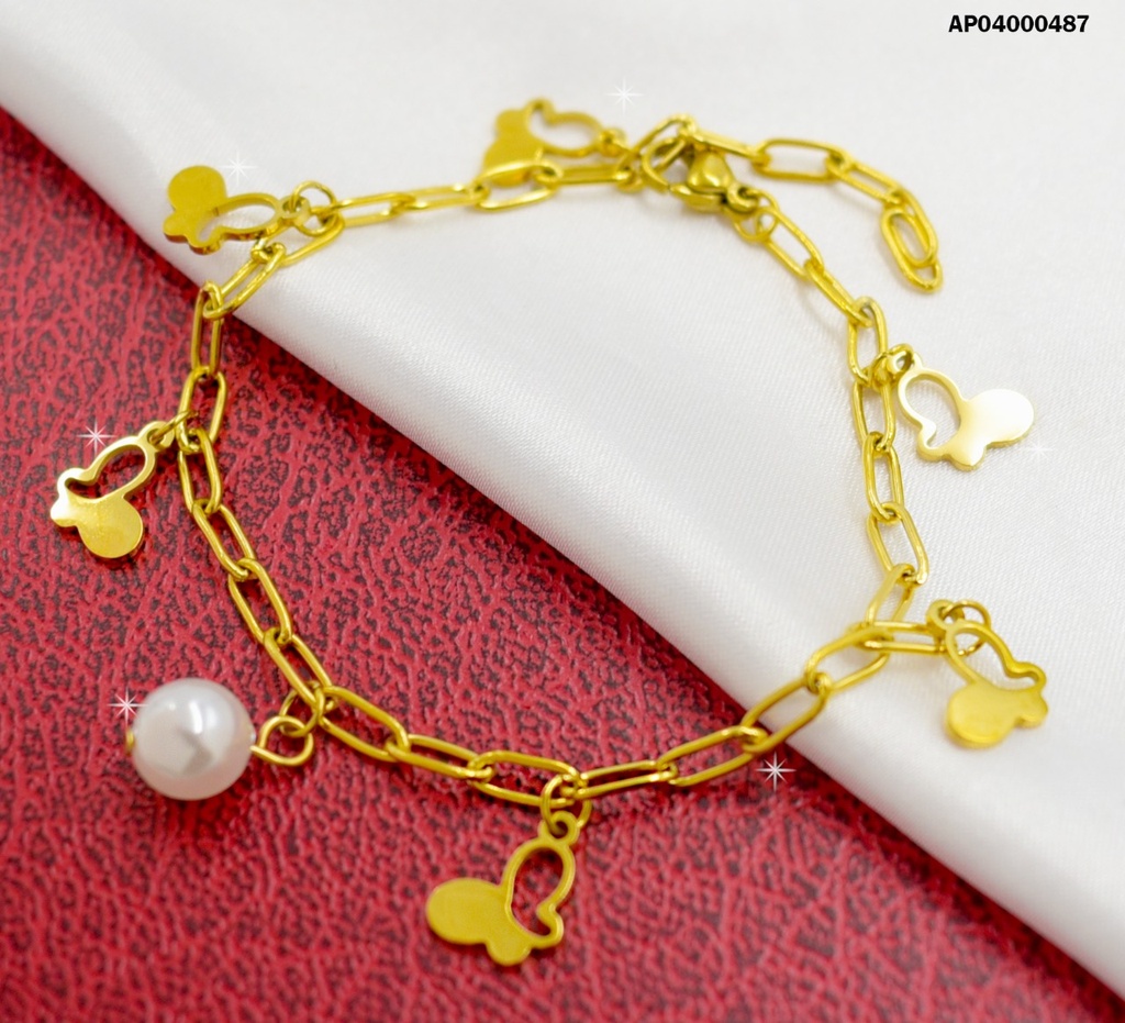 PULSERA DIJES MARIPOSAS C/ALA HUECA