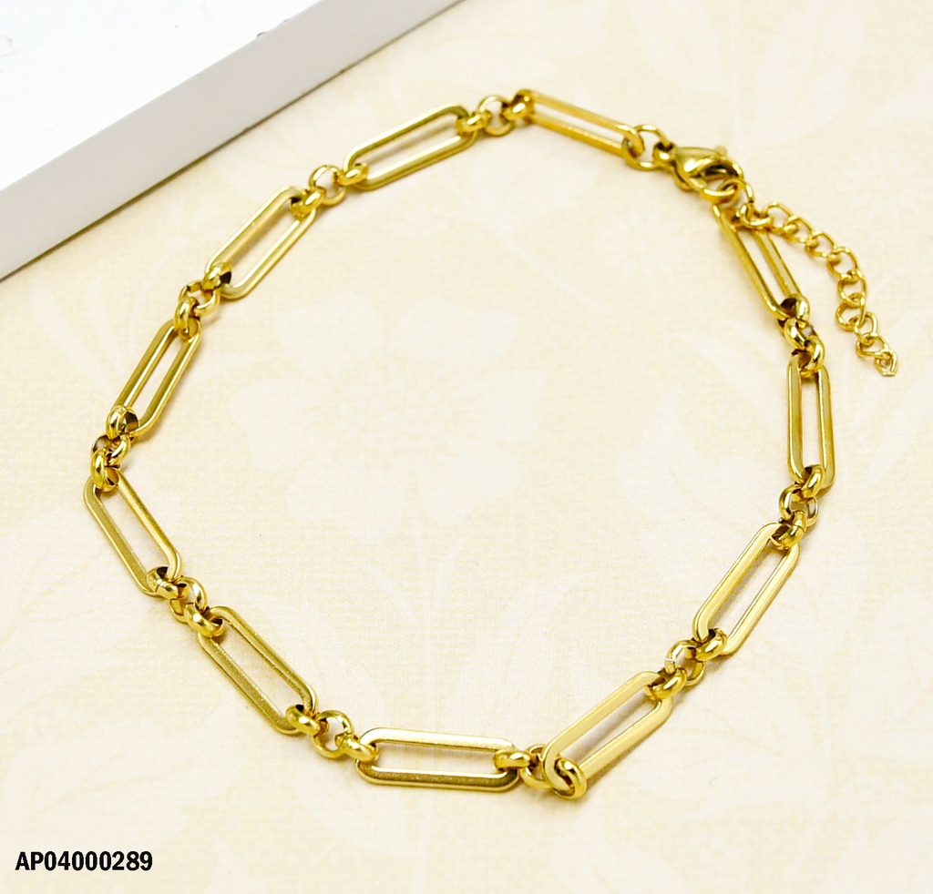PULSERA DORADA DE ESLABONES ALARGADOS