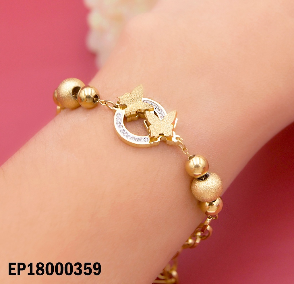 PULSERA ESLABON○◌○🦋○◌○
