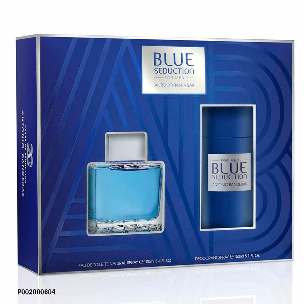 SET BLUE SEDUCTION ANTONIO BANDERAS 2PCS
