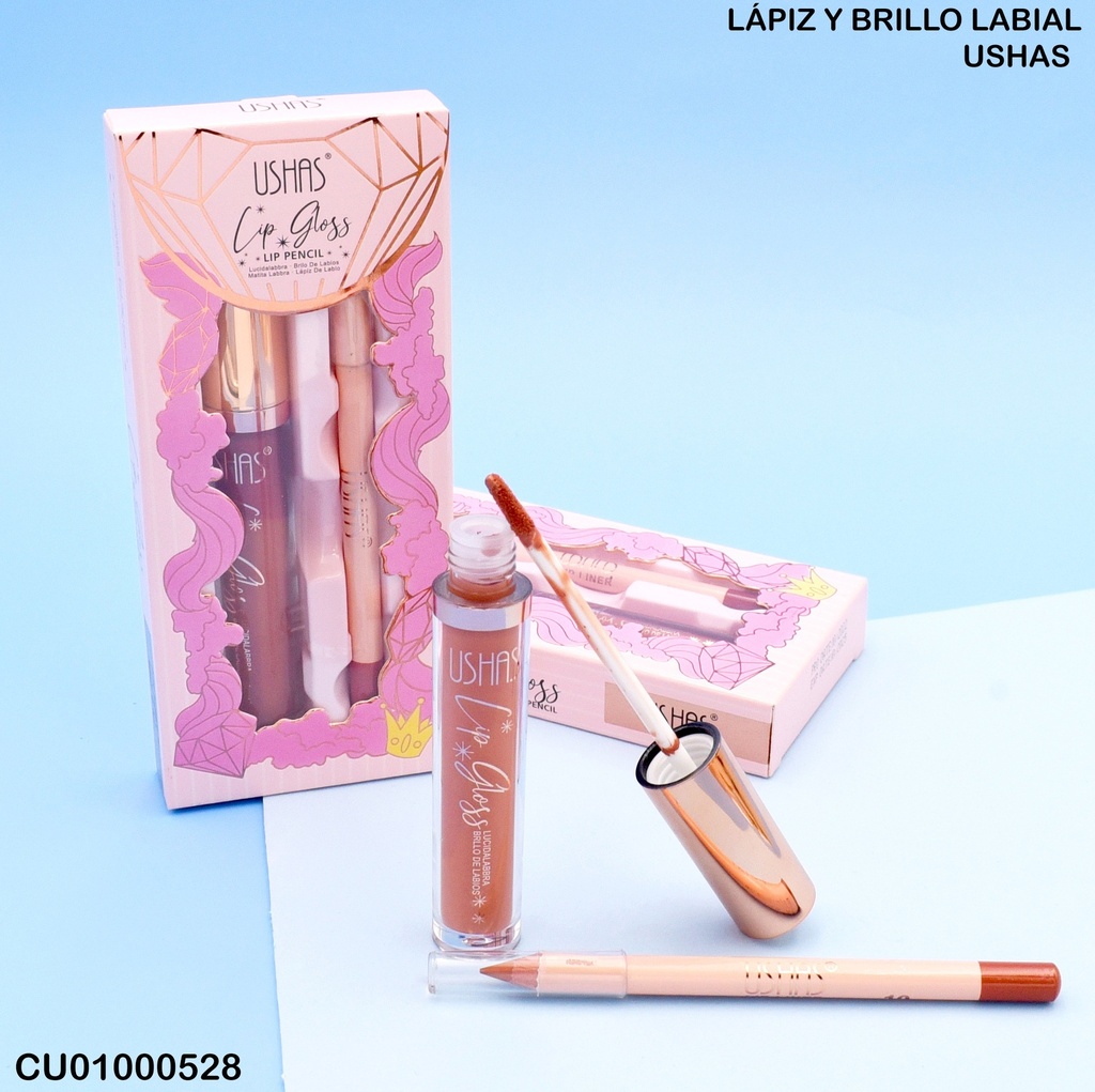 SET DE LIPSTICK/LÁPIZ USHAS CS418B