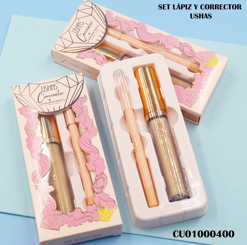 SET DE CORRECTORES LÍQUIDO/LÁPIZ USHAS CS420B