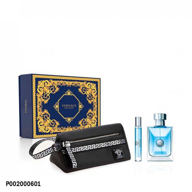 ESTUCHE VERSACE POUR HOMME EAU FRAICHE 2PCS+COSMETIQUERA