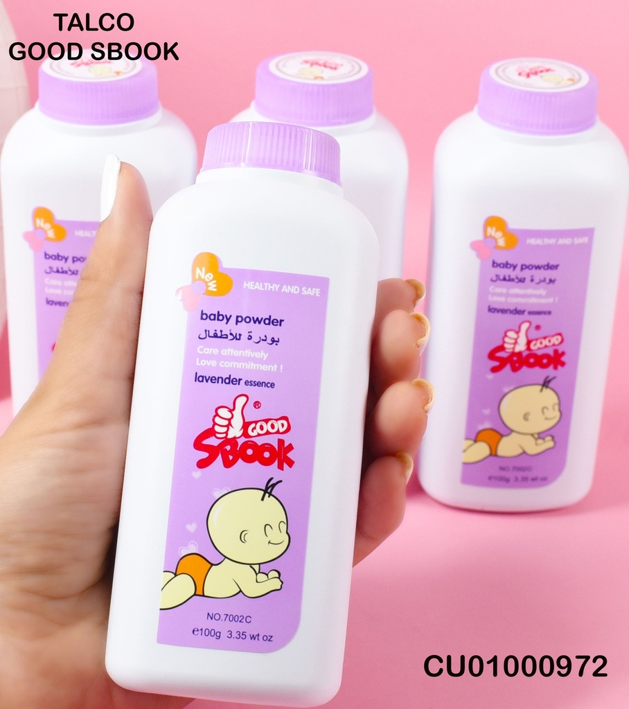 TALCO BEBÉ GOOD SBOOK NO.7002(A-B-C-D) 3.35 OZ