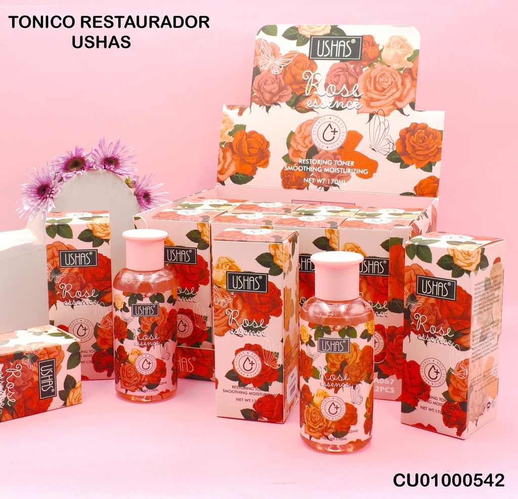 TÓNICO ESENCIA DE ROSAS USHAS NO.HA067