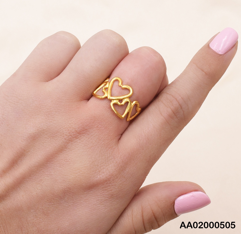 ANILLO DE CROQUIS DE CORAZÓNES