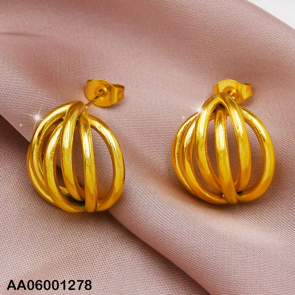 ARETES 6 LÍNEAS VERT.ENTRELAZADAS