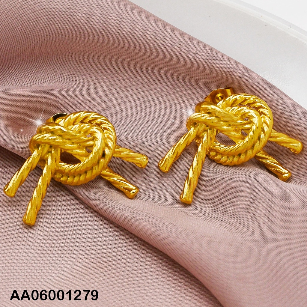 ARETES DOBLE NUDO