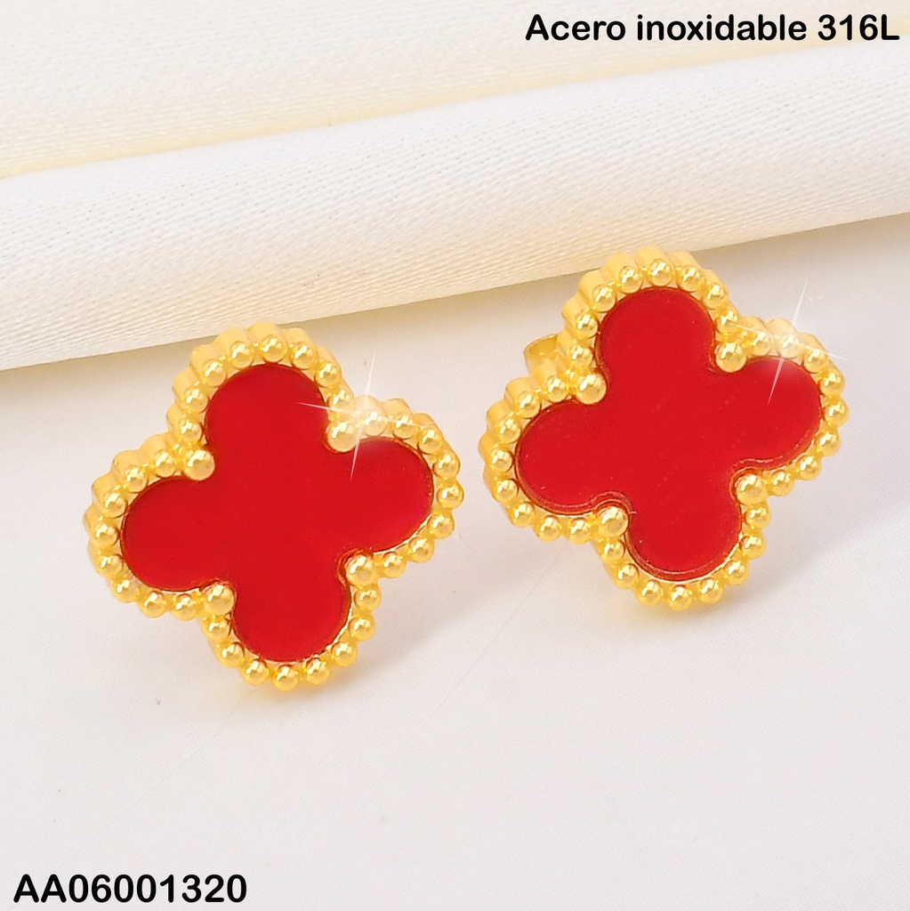 ARETES VAN CLEEF ROJOS EA1196-331