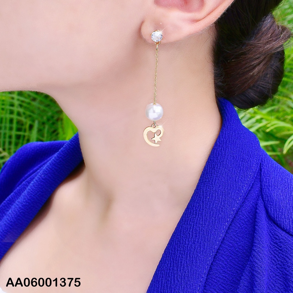 ARETES COLGAR PERLA/CROQUI♥C/ESTRELLA
