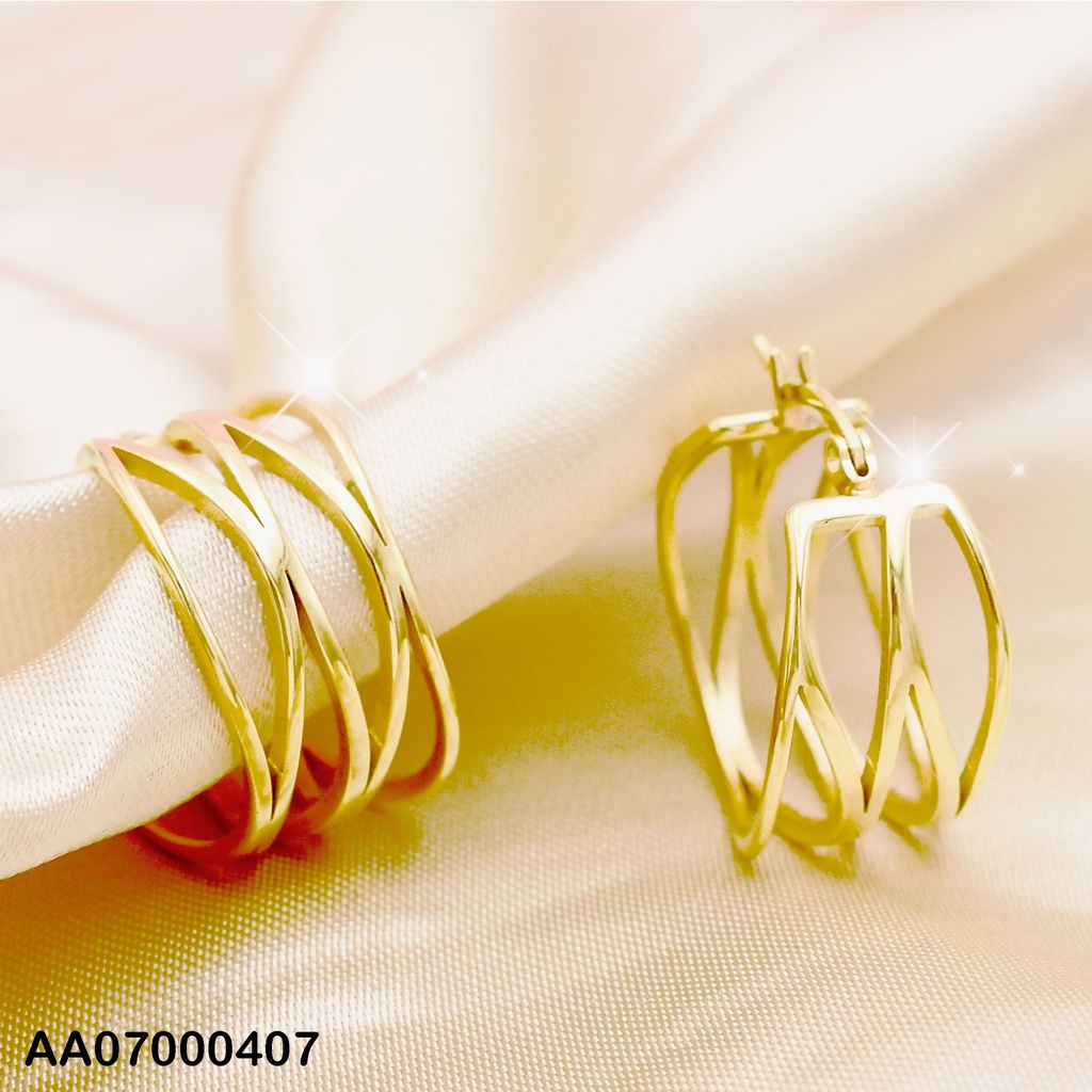 ARGOLLAS ANCHAS 4 LÍNEAS ONDULADAS