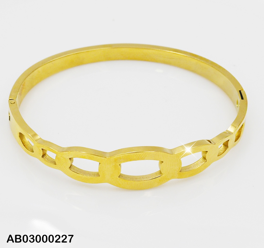 BRAZALETE CROQUIS ÓVALOS ENTRELAZADOS