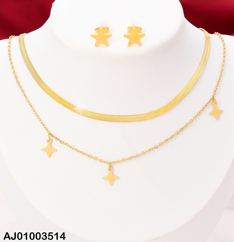 JUEGO PLACAS ESTRELLAS DOBLE CAD.PLANA/TRAD