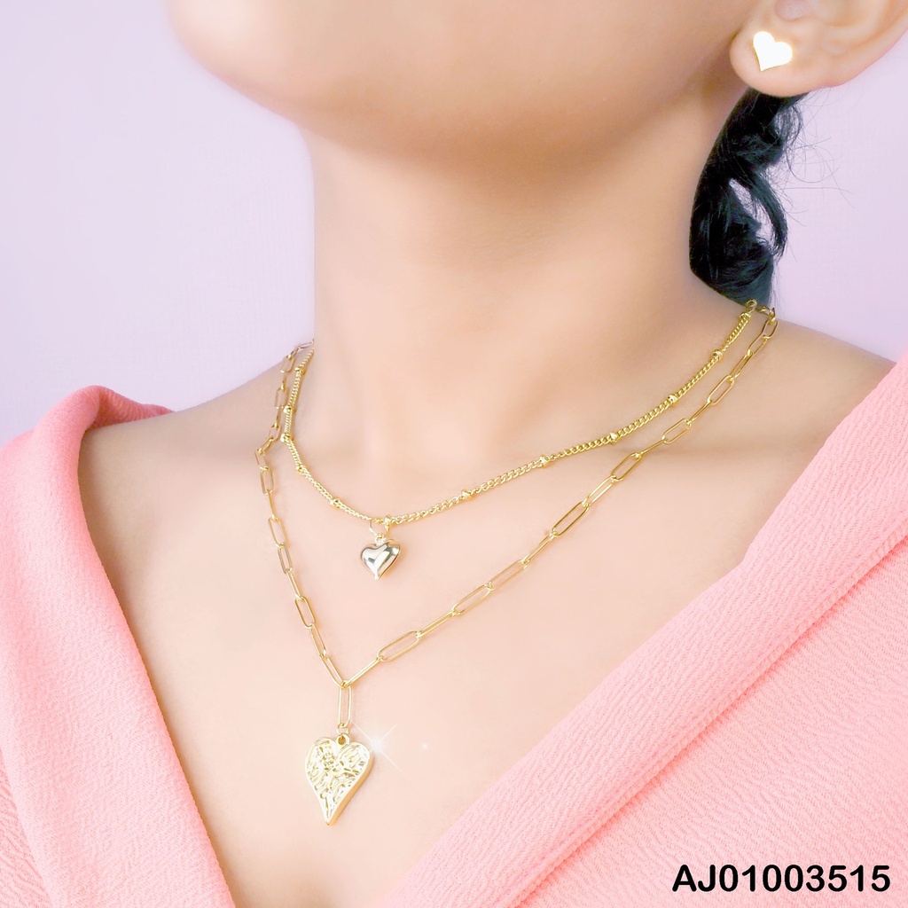 JUEGO CORAZONES PLACA/INF/CORRUGADO DOBLE CAD.