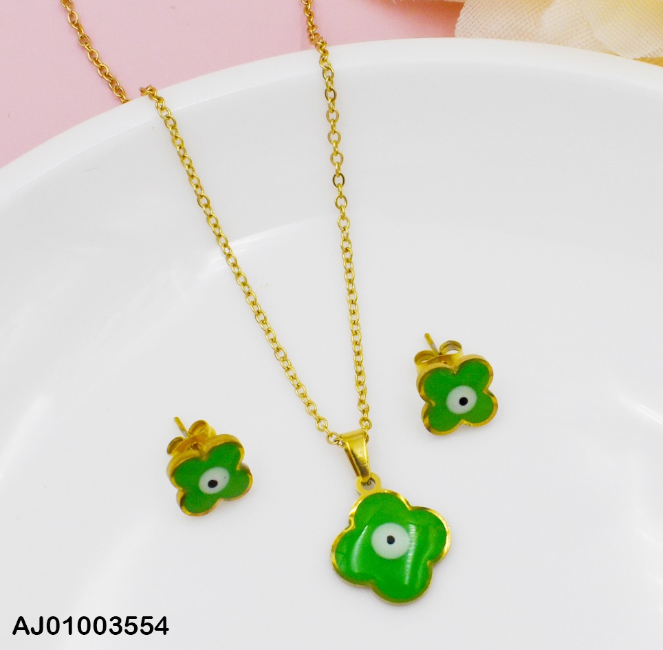 JUEGO VAN CLEEF VERDE OJO CENTRO