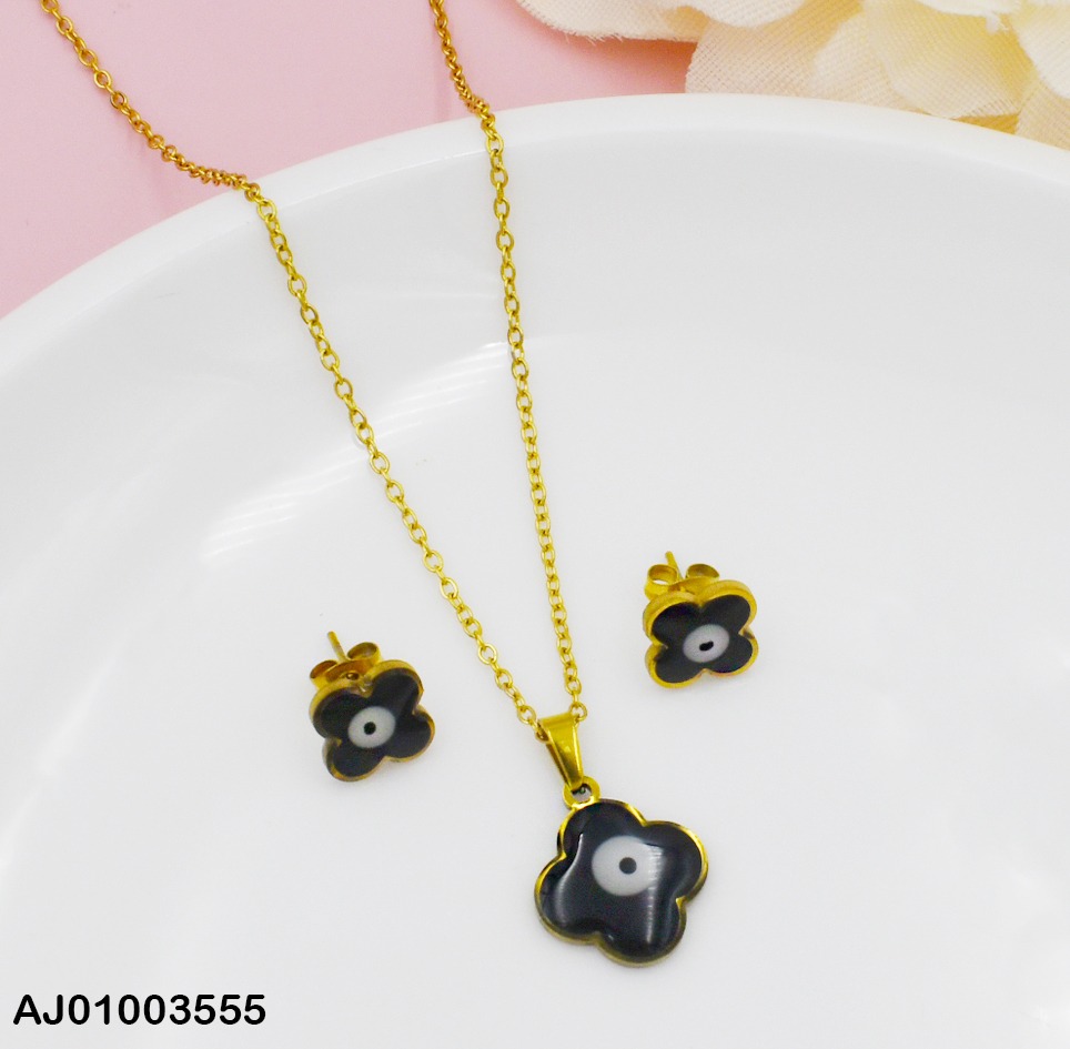 JUEGO VAN CLEEF NEGRO OJO CENTRO