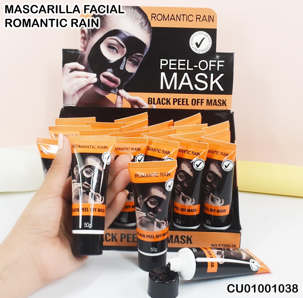 MASCARILLA BLACK PEEL OFF ROMANTIC RAIN 50G F7006-36