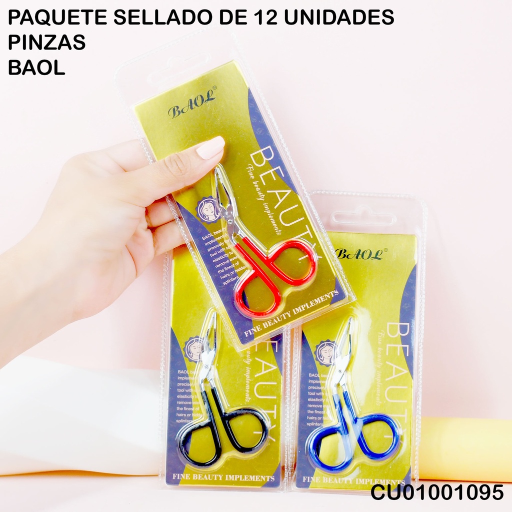 PINZAS P/CEJAS TIJERITAS COL.VARIOS BAOL