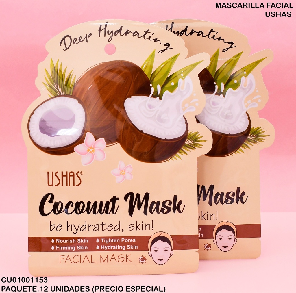 MASCARILLA FACIAL COCO USHAS MK024